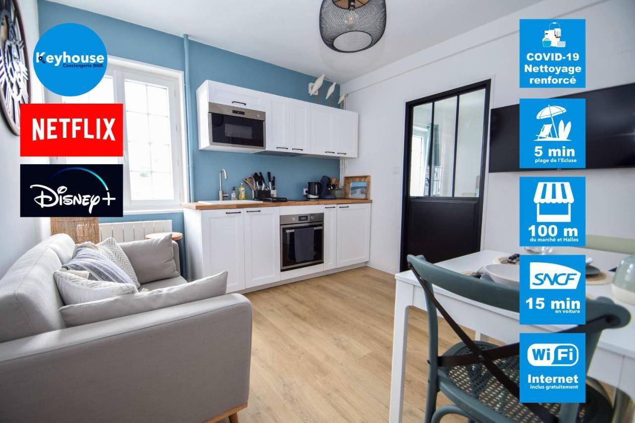 Vacances En Mode Pieton 2P 5Mn Plage Ecluse Lägenhet Dinard Exteriör bild